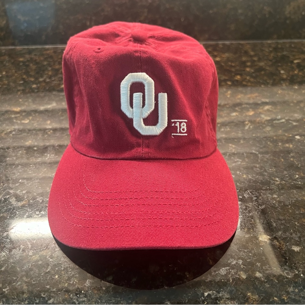 Oklahoma Sooners OU Strap Back Hat Cap 2018 Top Of The World Red Dad